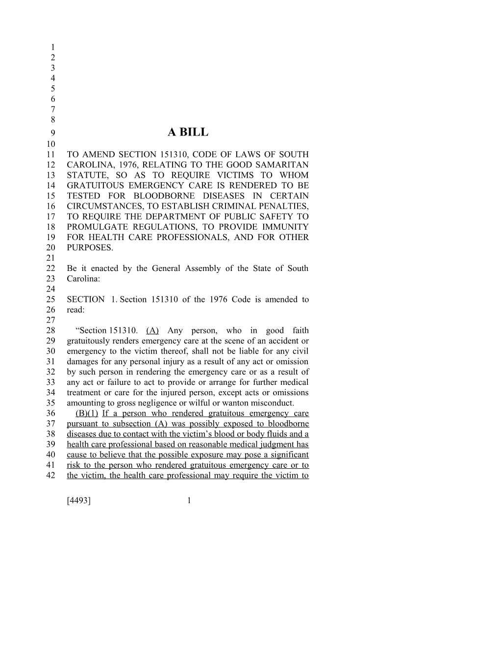 2017-2018 Bill 4493 Text of Previous Version (Dec. 13, 2017) - South Carolina Legislature Online