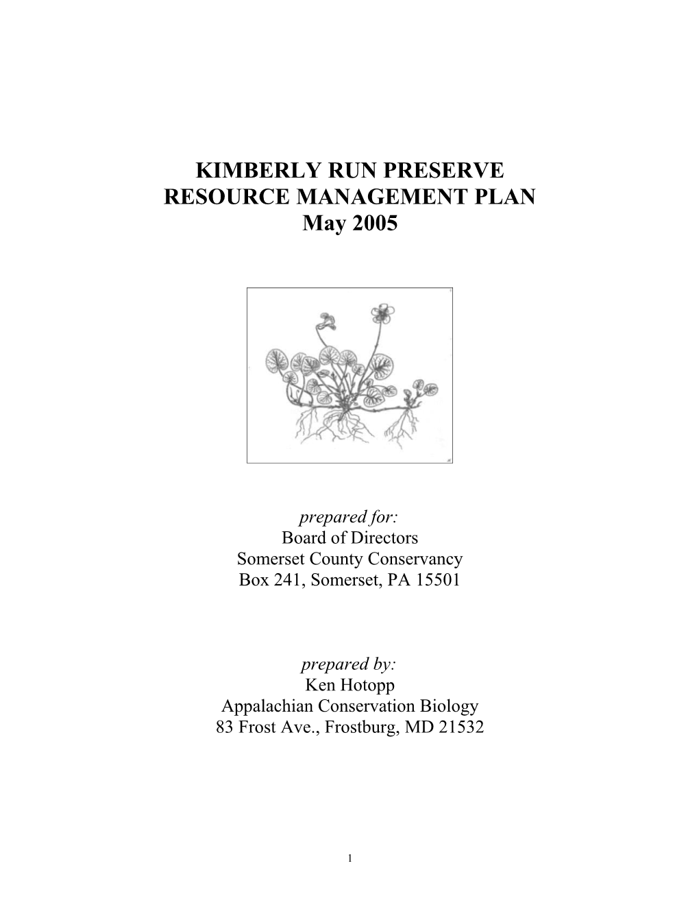 Kimberly Run Preserve