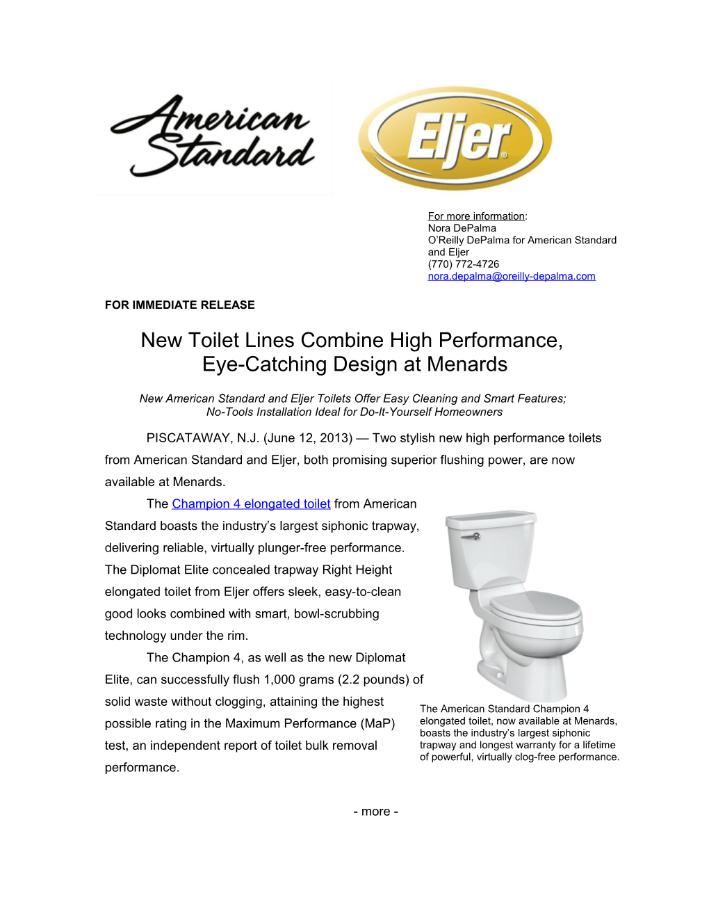 New Toilet Lines Combine High Performance, Eye-Catching Design at Menards1 - 1 - 1