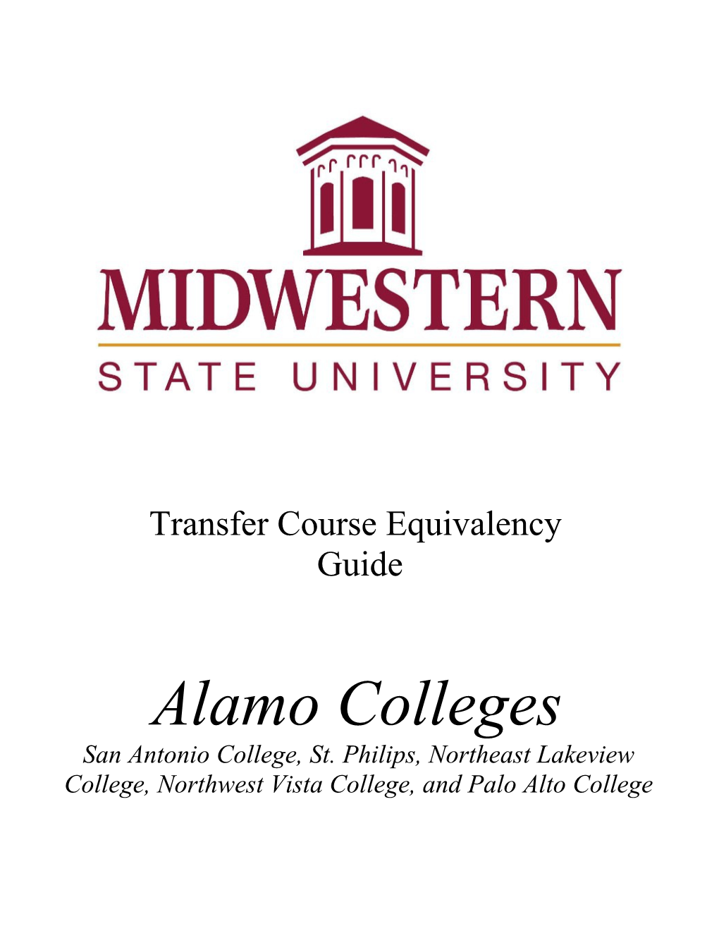 Transfer Course Equivalency