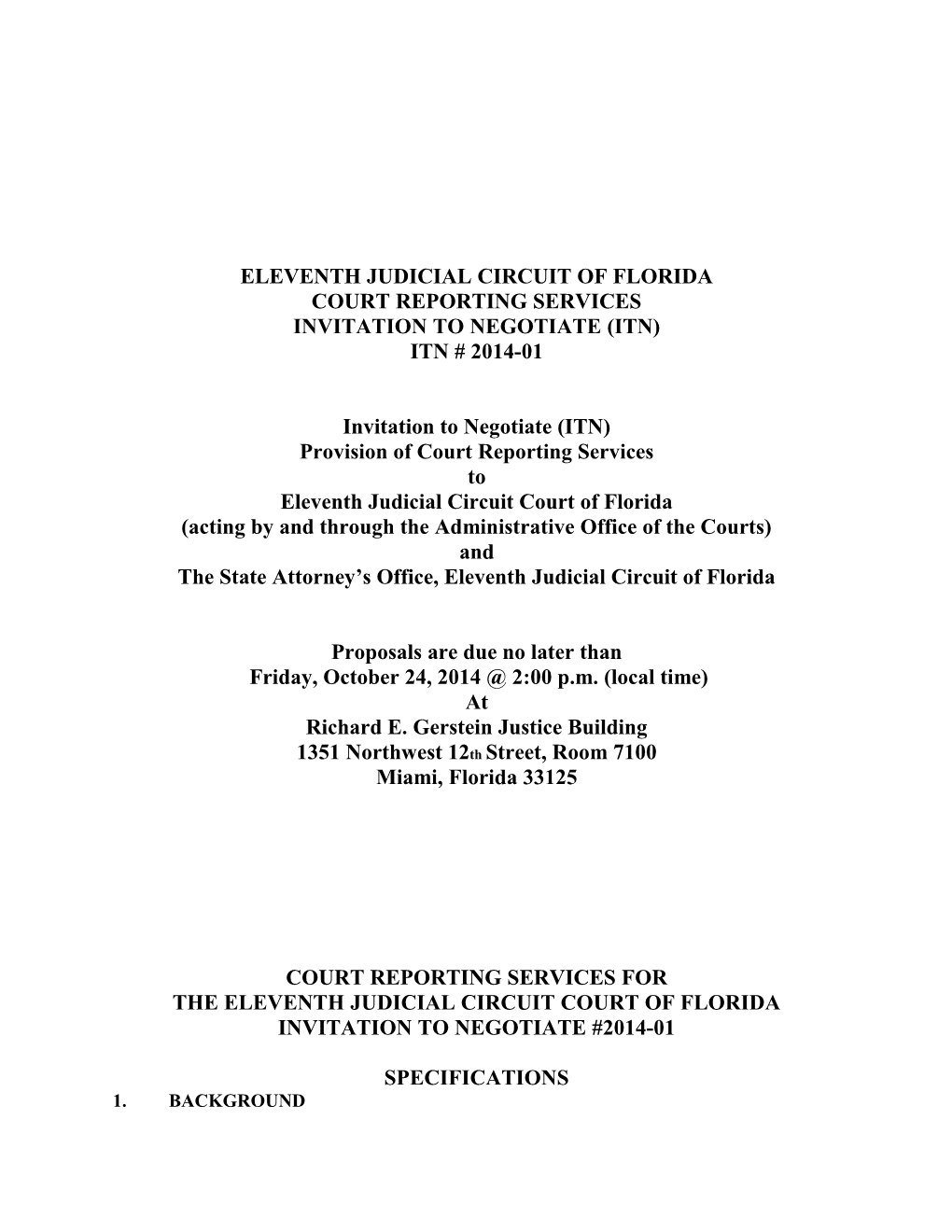 Eleventh Judicial Circuit of Florida
