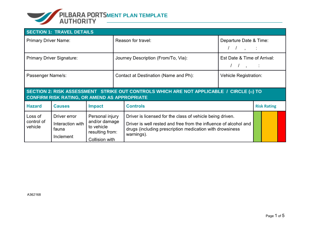 See Over for Approver Requirements and PPA Risk Matrix