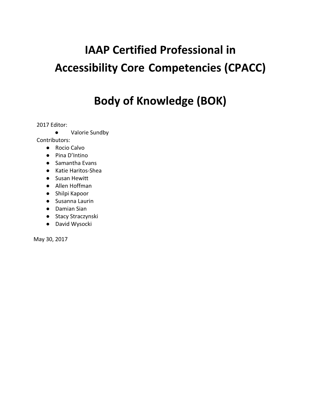 IAAP CPACC Book of Knowledge 20170411