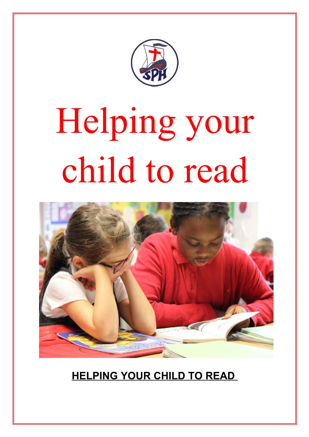 Helping Your Child to Read