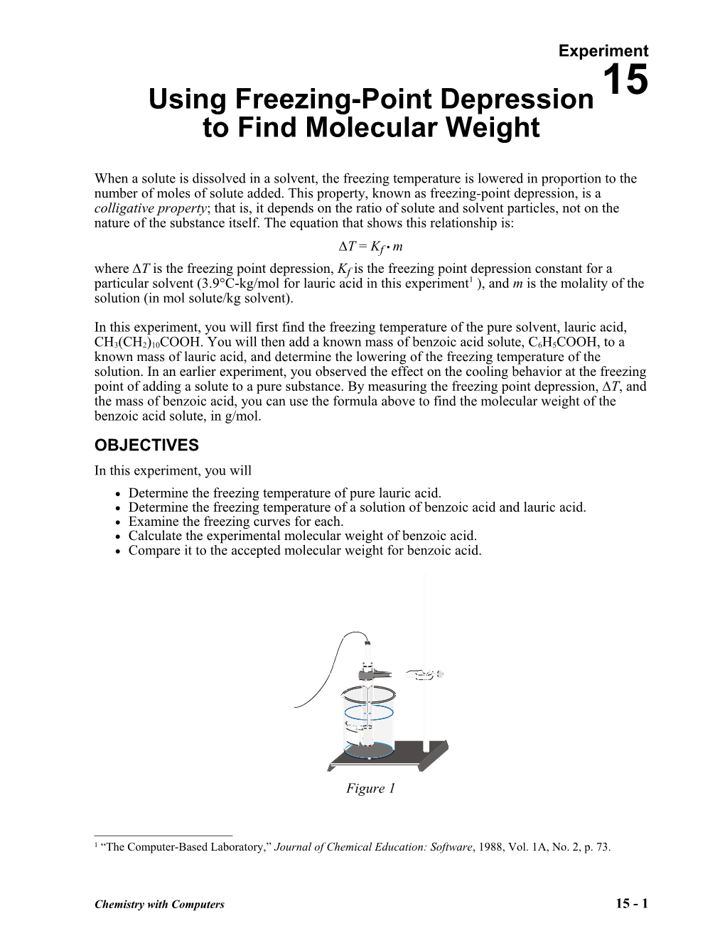 Using Freezing-Point Depression