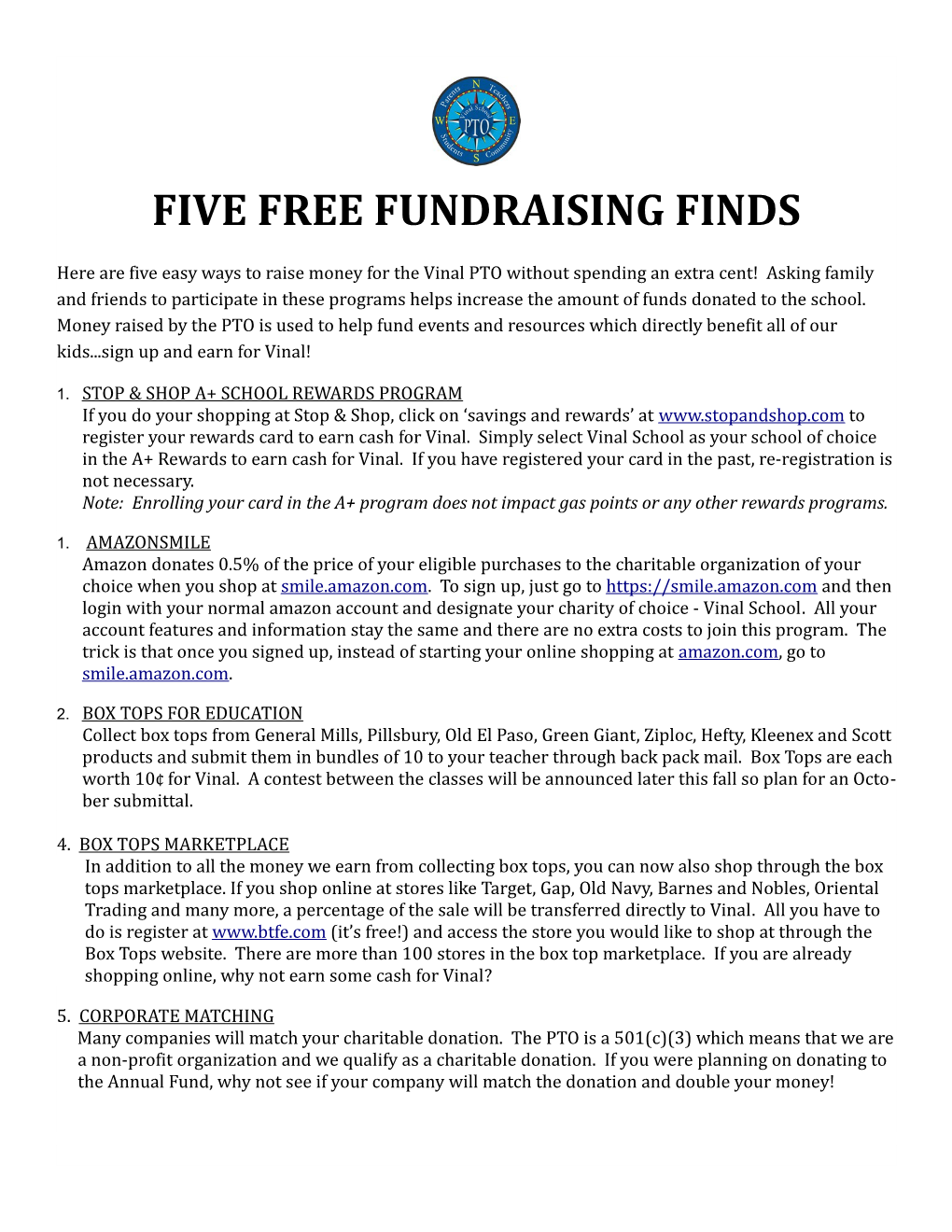 Five Free Fundraising Finds