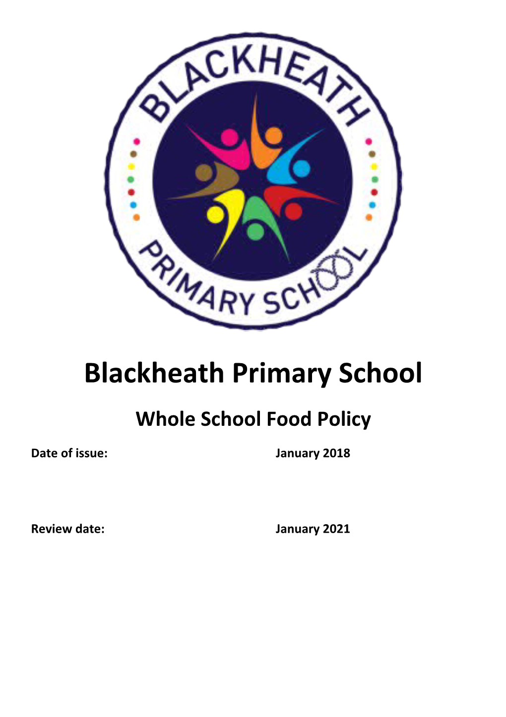 Whole School Food Policy