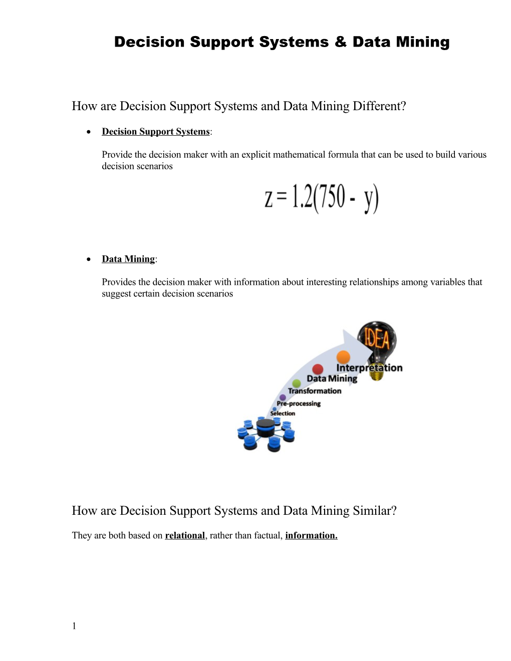 Management Reporting Systems