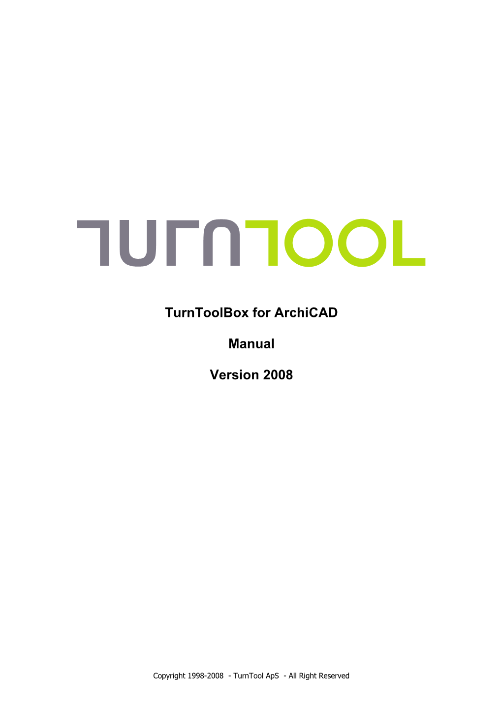 Turntool for Archicad Manual