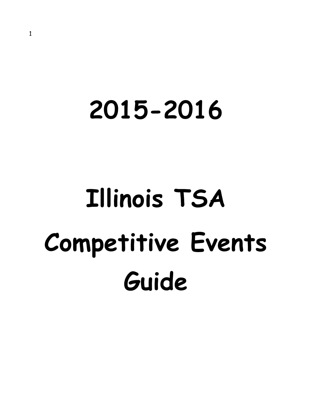 C:Tsaevents007 Comp. Events Guide.Wpd
