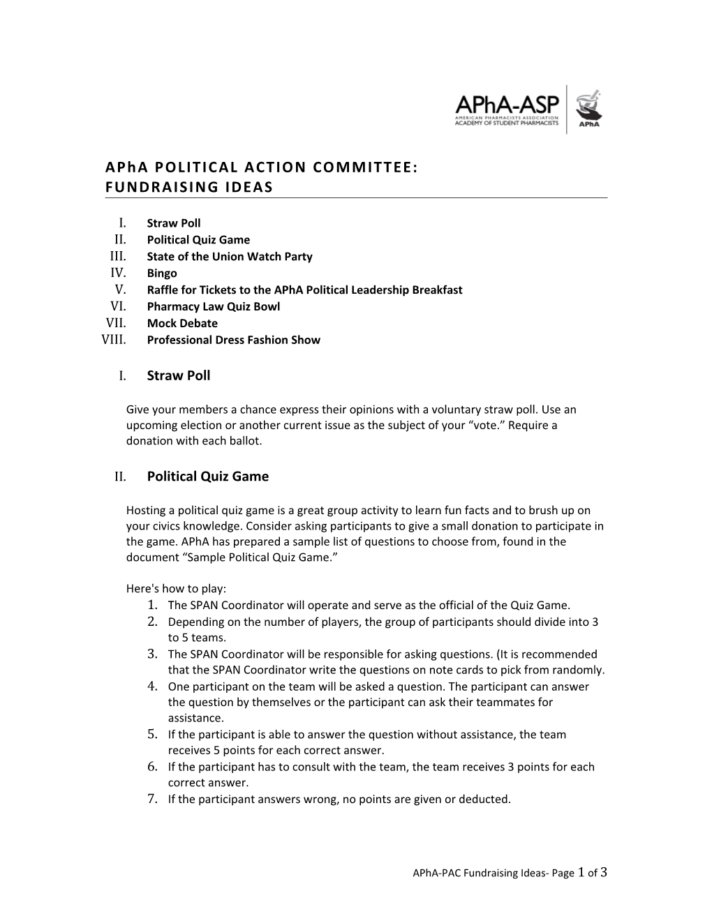 Aphapolitical ACTION COMMITTEE