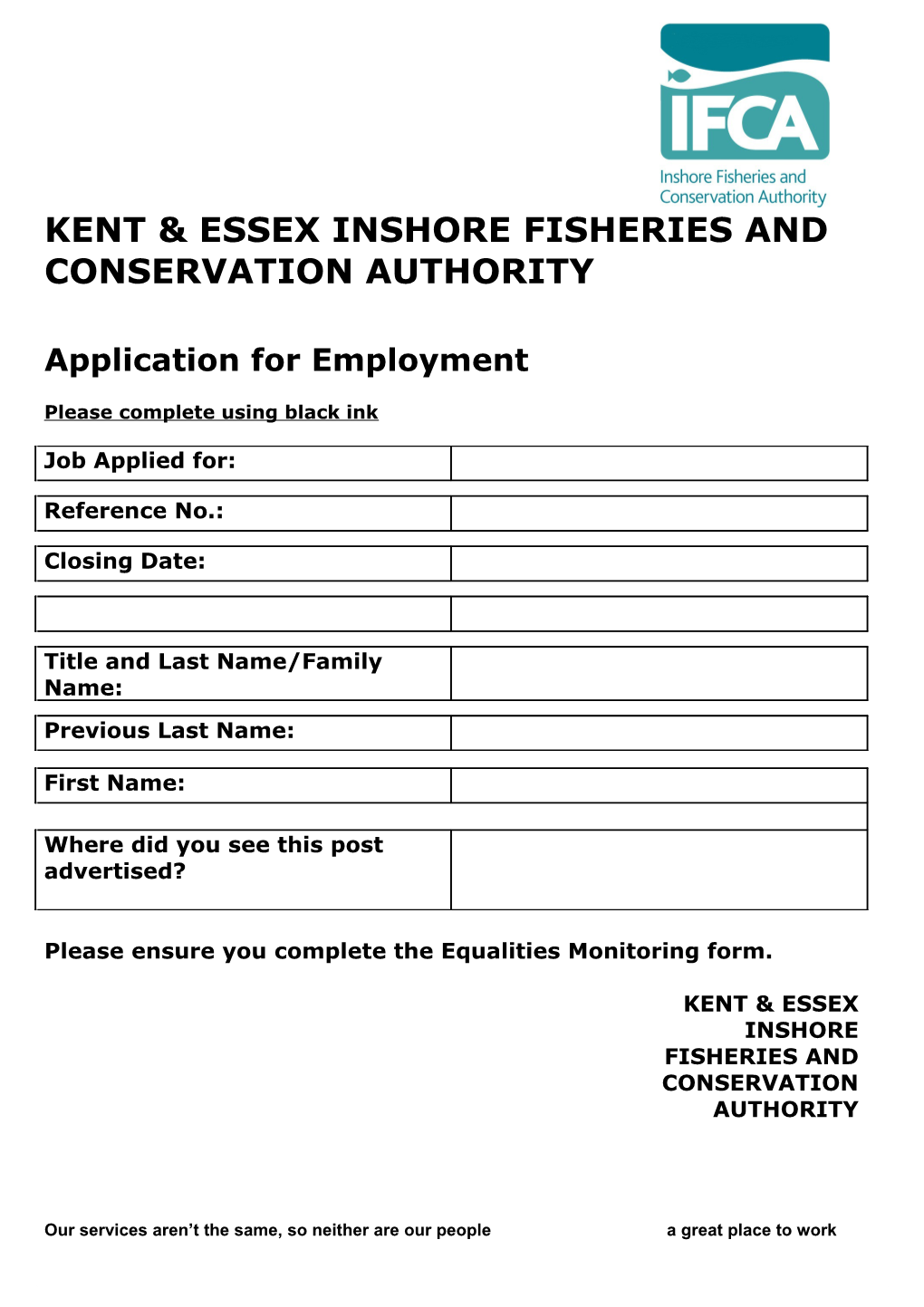 Kent Essex Inshore Fisheries and Conservation Authority