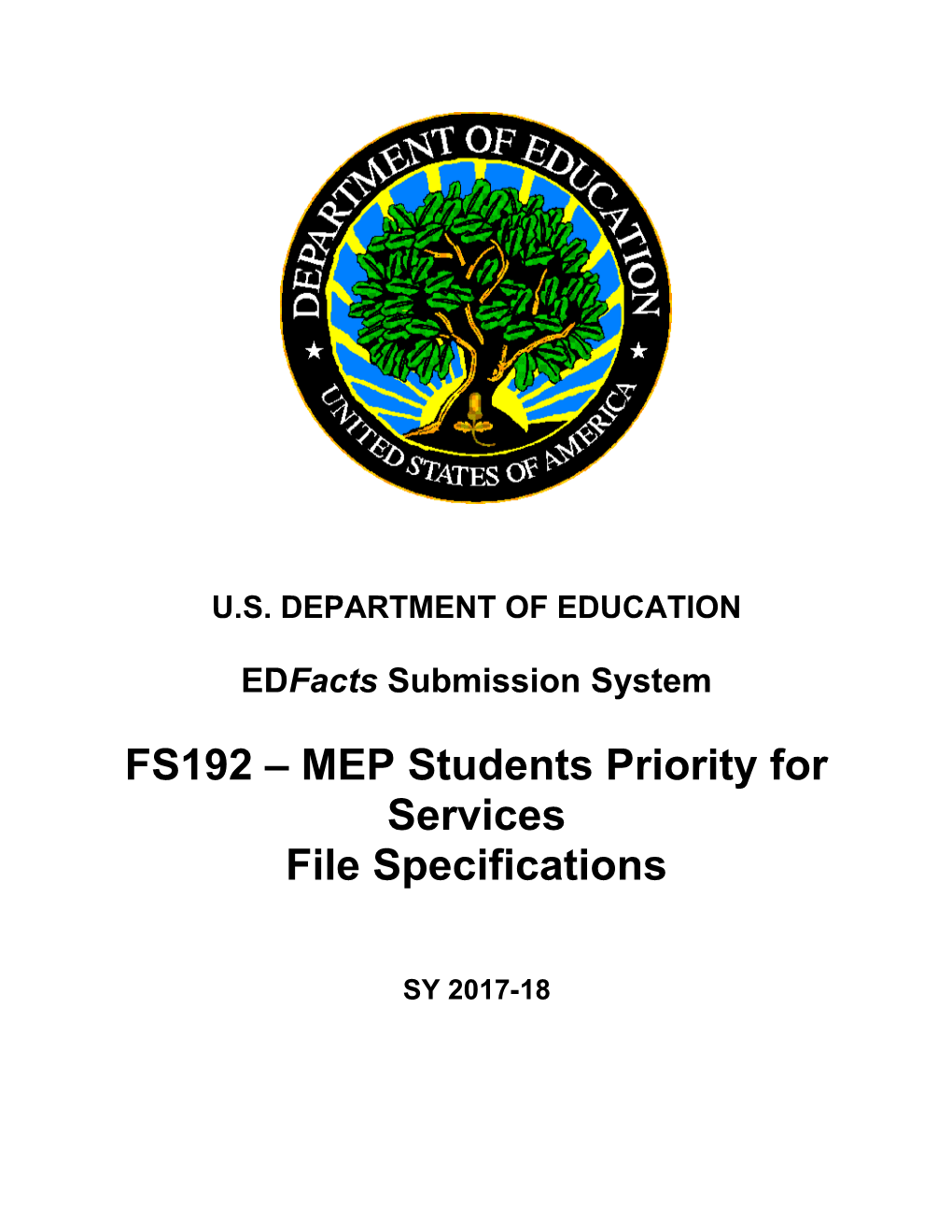 FS192 MEP Students Priority for Services File Specifications (Msword)
