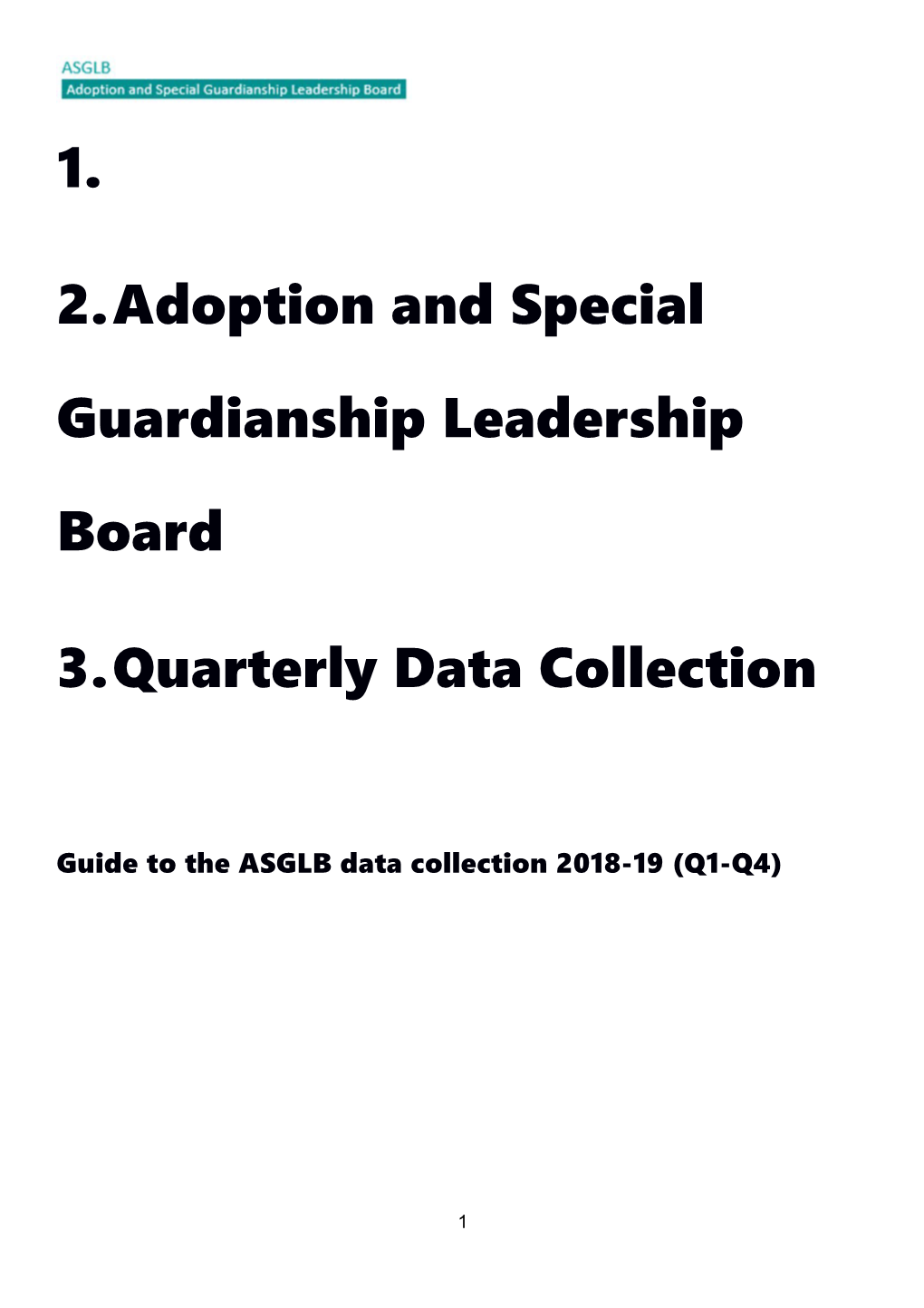 Adoption and Special Guardianship Leadership Board