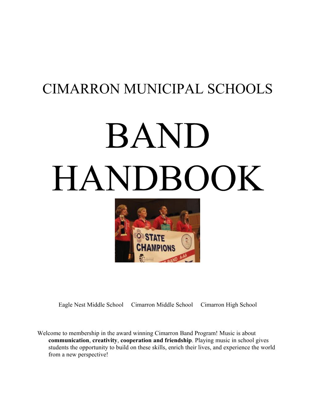 Cimarron Municipal Schools