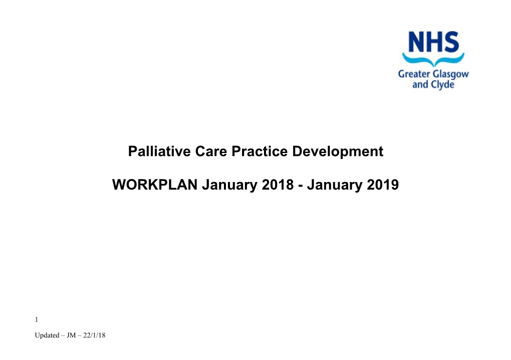 Palliative Care Practice Development