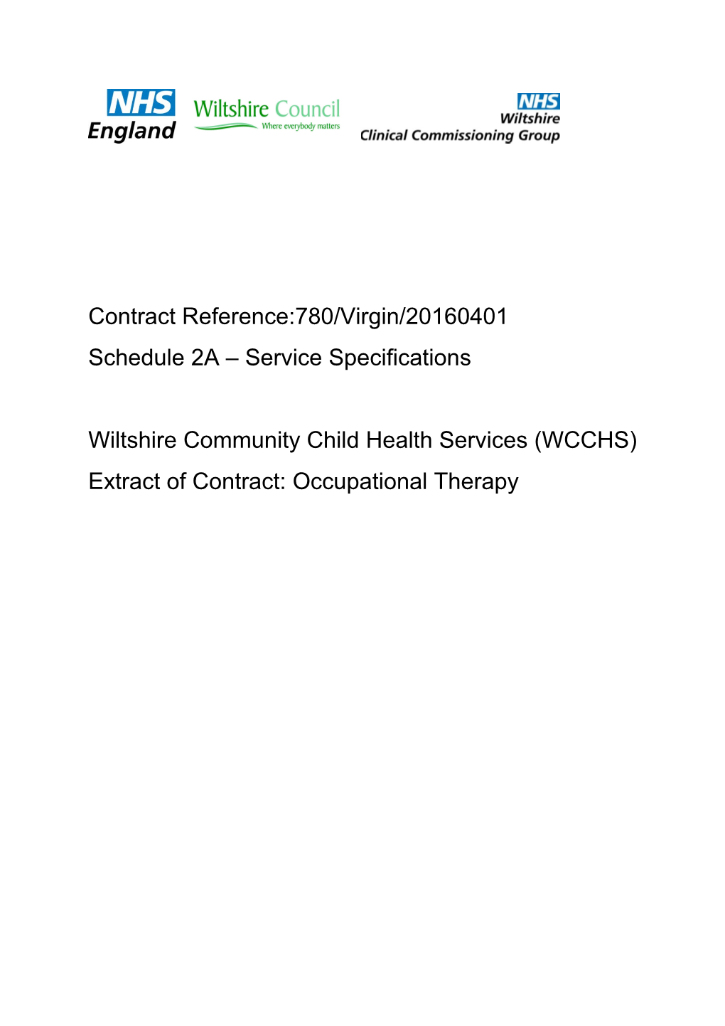 Wiltshire Community Child Health Services (WCCHS)