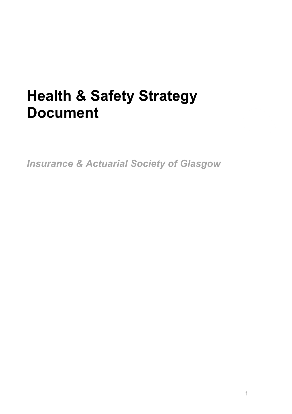 Insurance & Actuarial Society of Glasgow