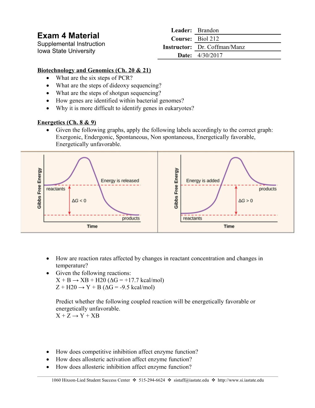 Biotechnology and Genomics (Ch. 20 & 21)