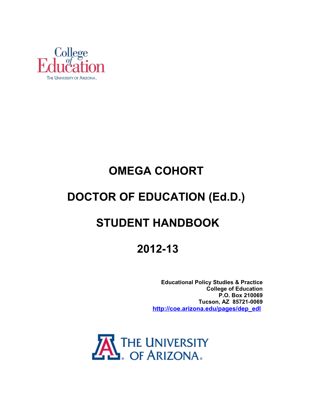 DOCTOR of EDUCATION (Ed.D.)