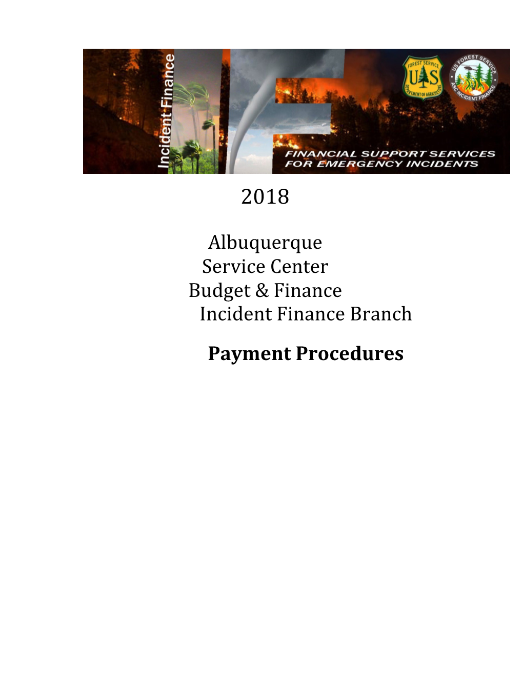 ASC, B&F Incident Finance Branch