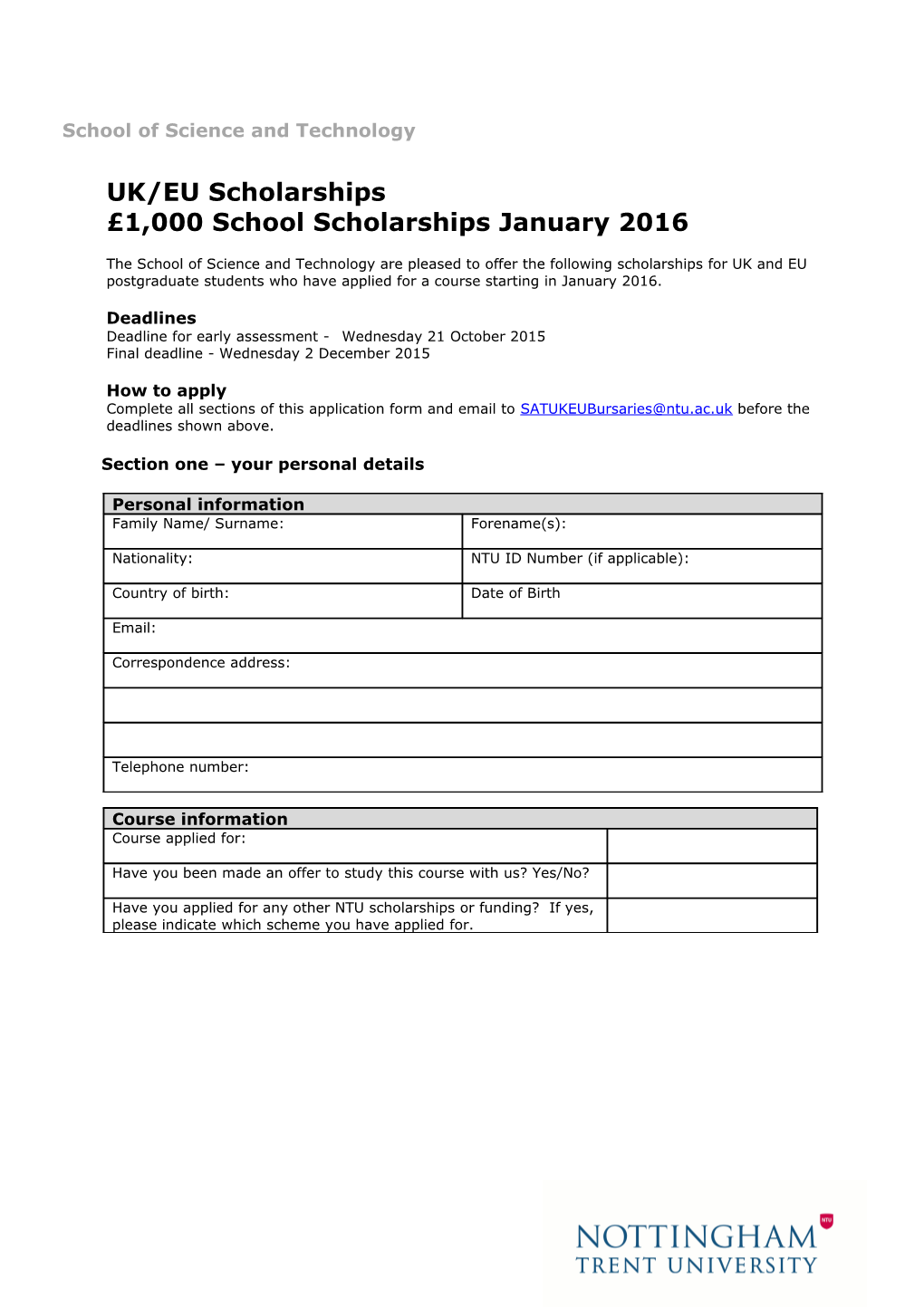 International Scholarships Scheme