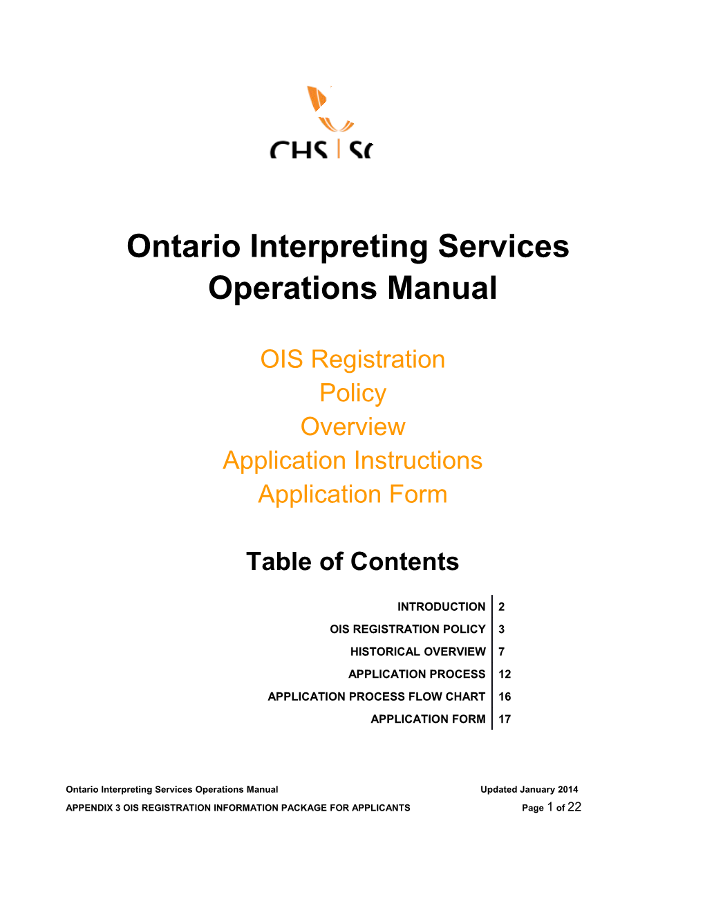 Appendix 3 - Ois Interpreter Registration Manual