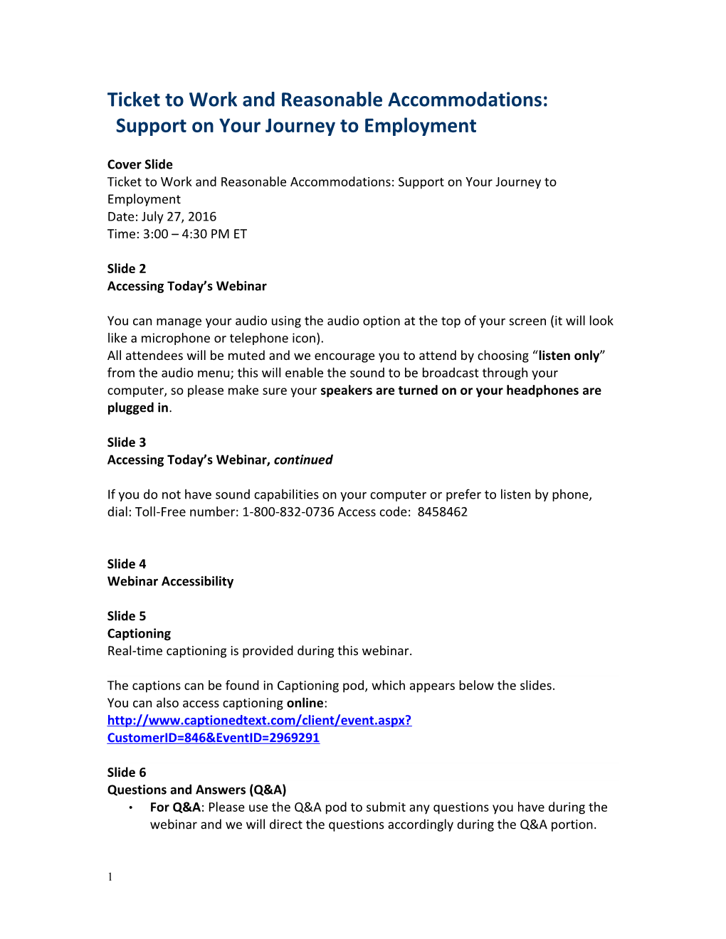 Ticket to Work and Reasonable Accommodations: Support on Your Journey to Employment