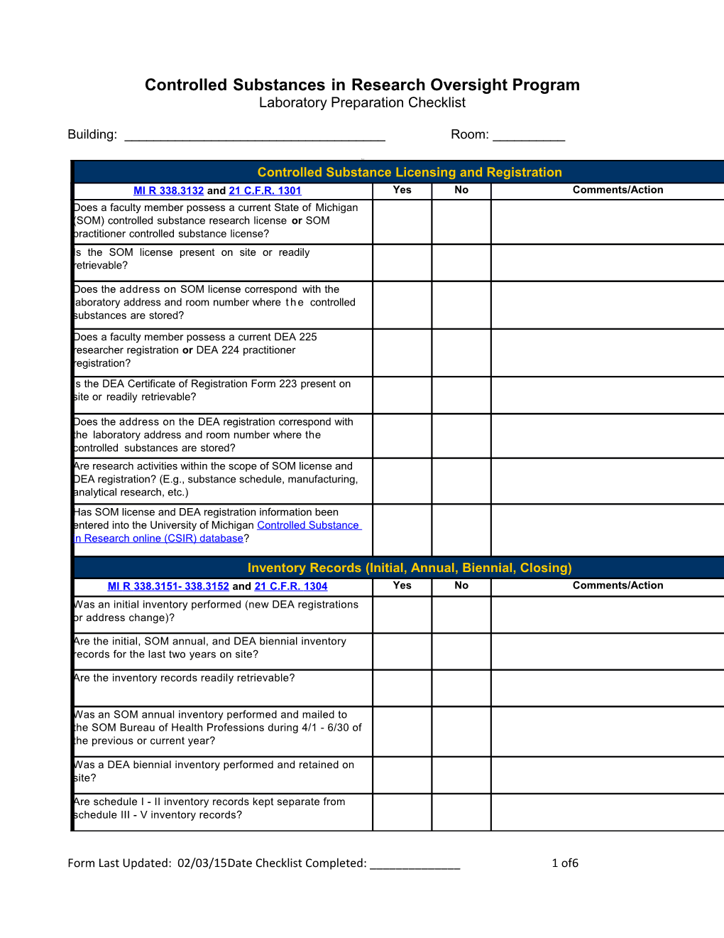 Controlledsubstancesinresearch Oversight Program