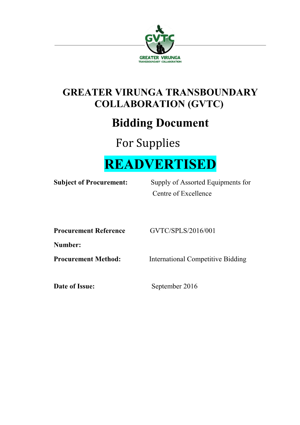 Greater Virunga Transboundary Collaboration (Gvtc)