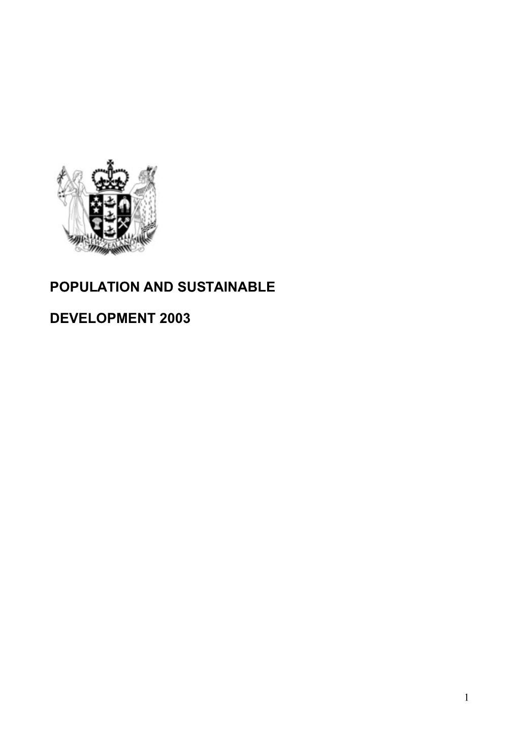 This Report Has Been Prepared As Part of the New Zealand Sustainable Development Strategy