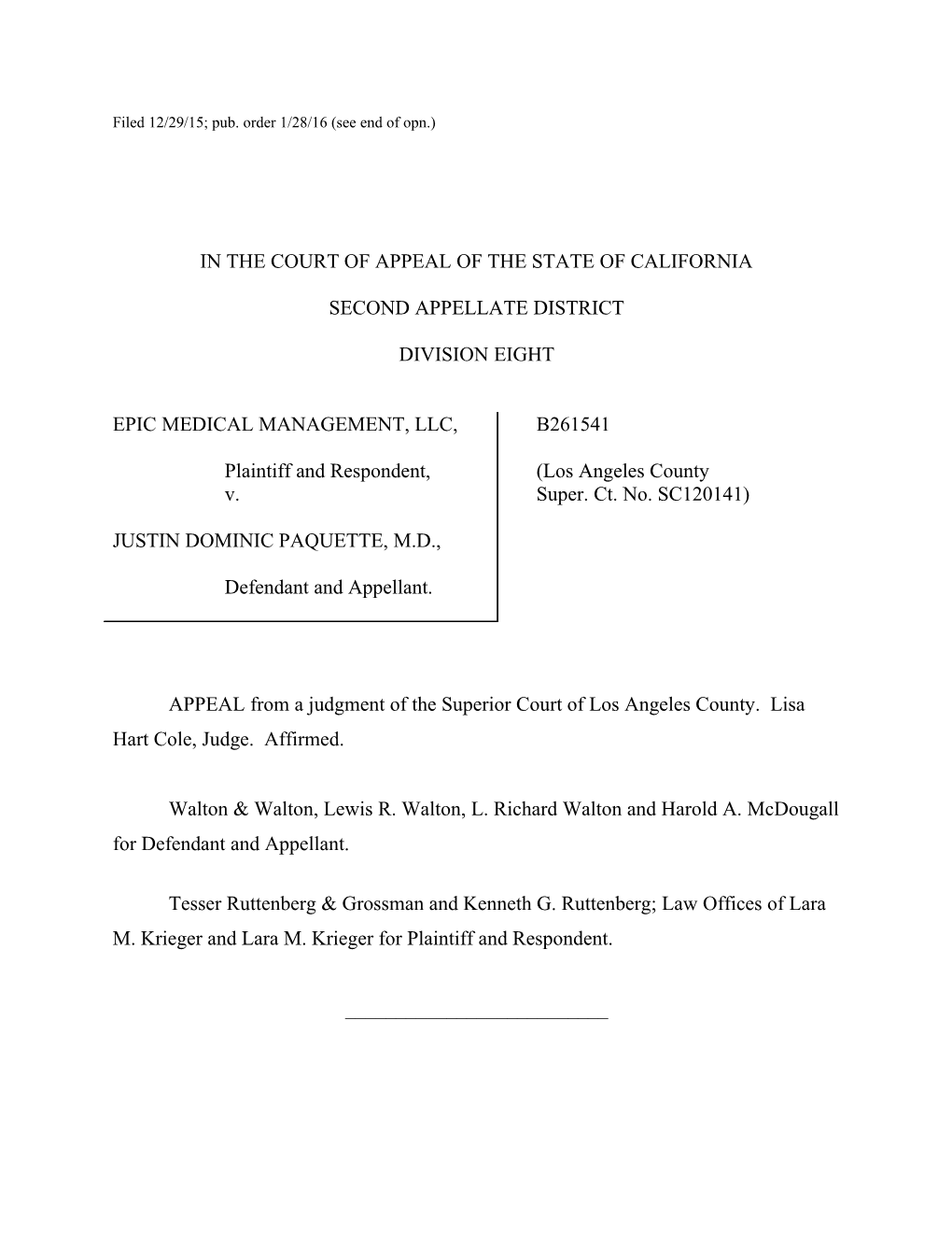 Filed 12/29/15; Pub. Order 1/28/16 (See End of Opn.)