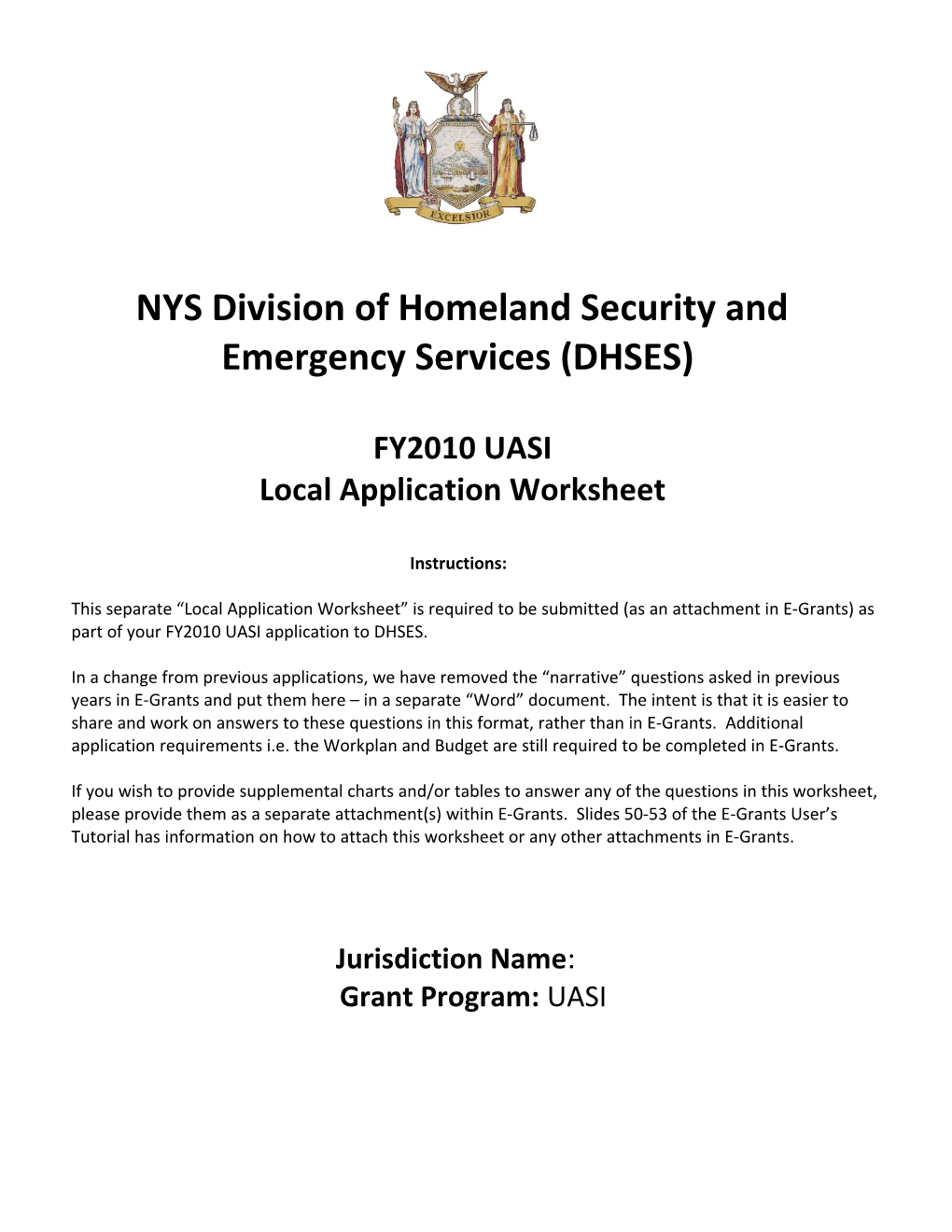 NYS Division of Homeland Security and Emergency Services (DHSES)