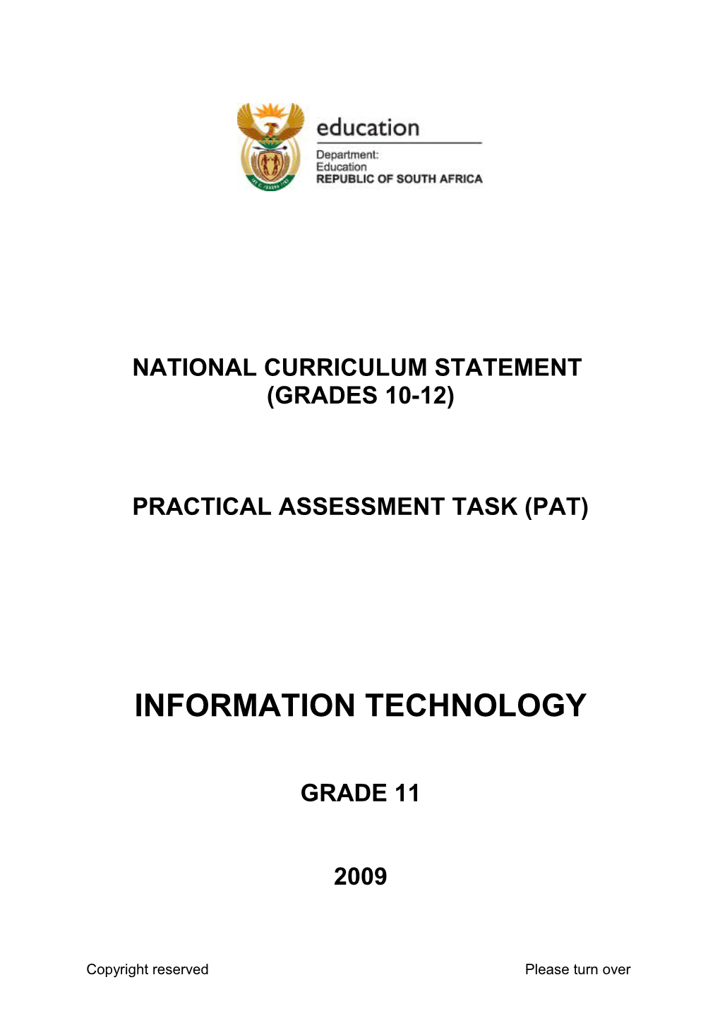 Practical Assessment Task (Pat)