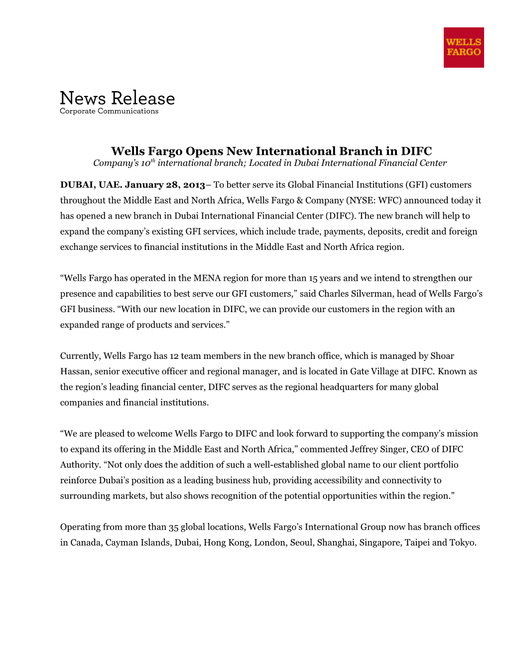 News Release Template (Color)