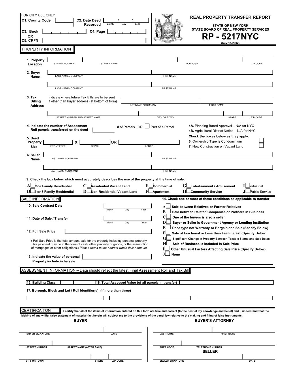 17. Borough, Block and Lot / Roll Identifier(S) (If More Than Three)