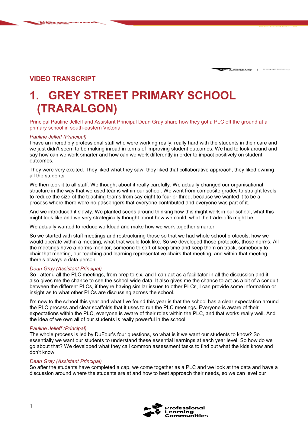 Grey Street Primary School (Traralgon)