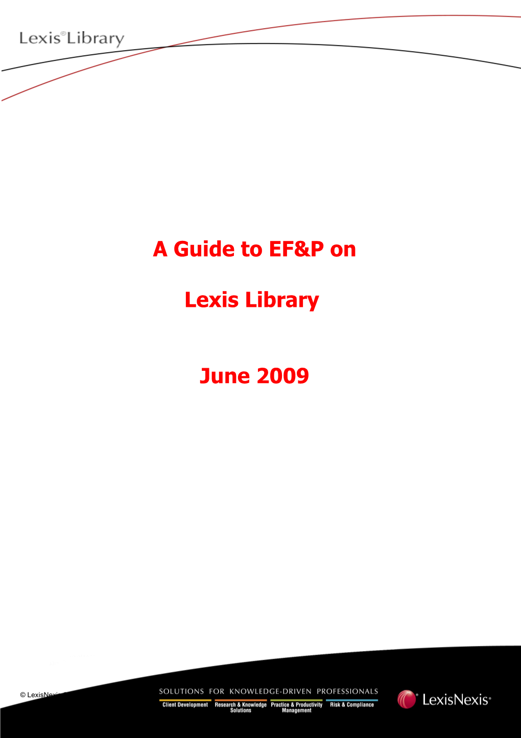 EF&P Online User-Guide