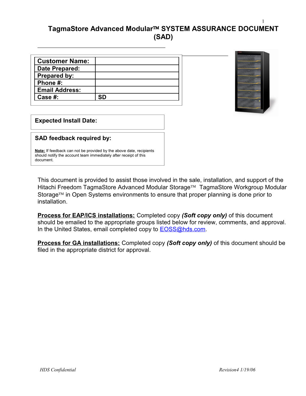 7700E Open Systems Assurance Document