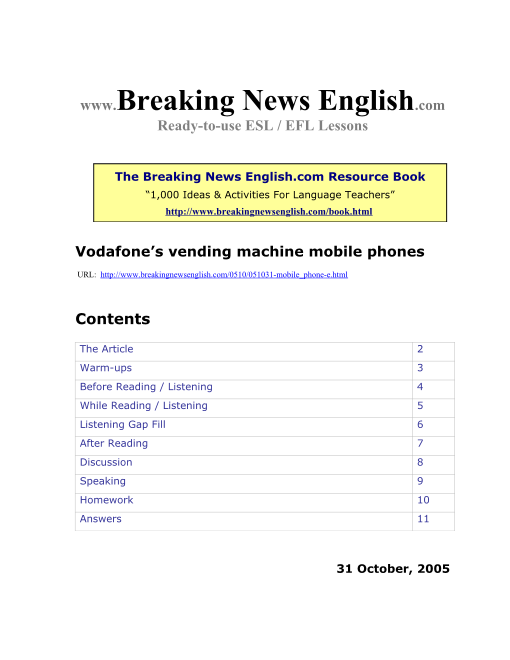 Vodafone S Vending Machine Mobile Phones
