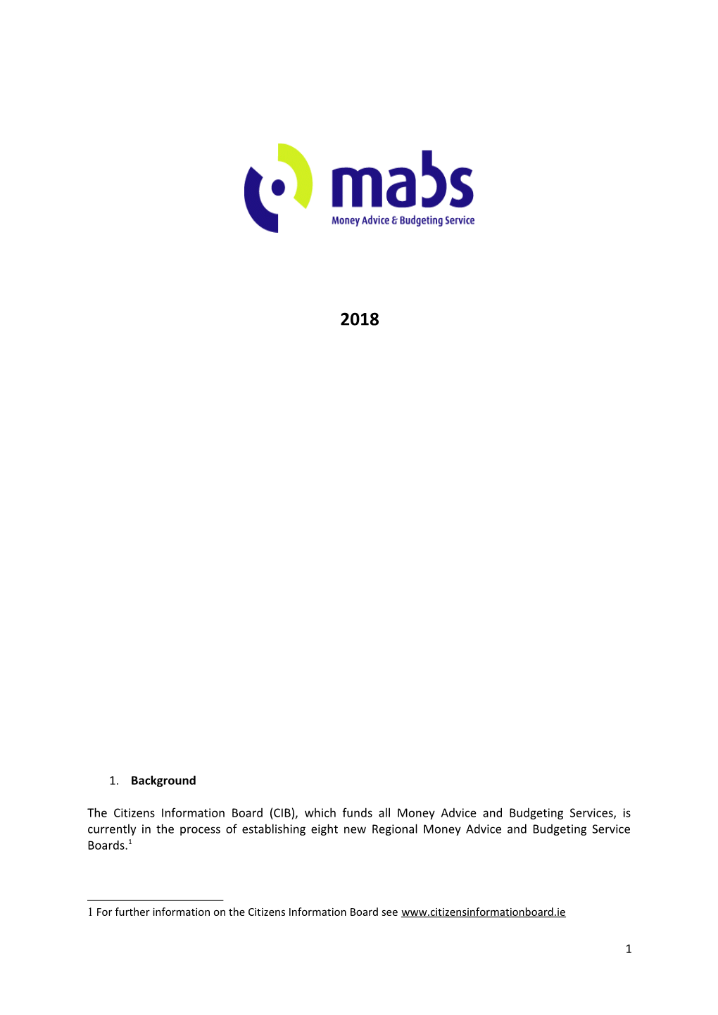 The Money Advice and Budgeting Service (MABS)