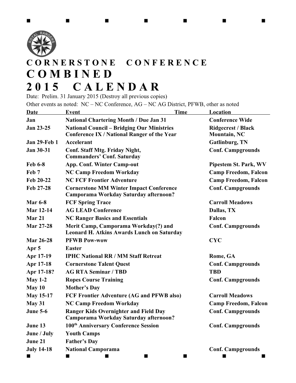 Cornerstone Conference
