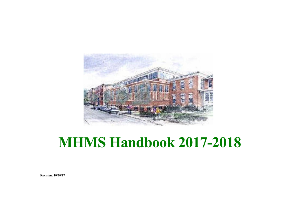 MHMS Handbook 2017-2018