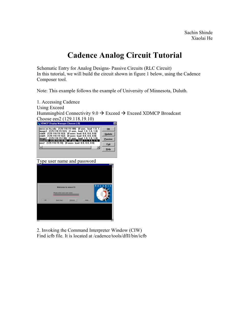 Cadence Analog Circuit Tutorial