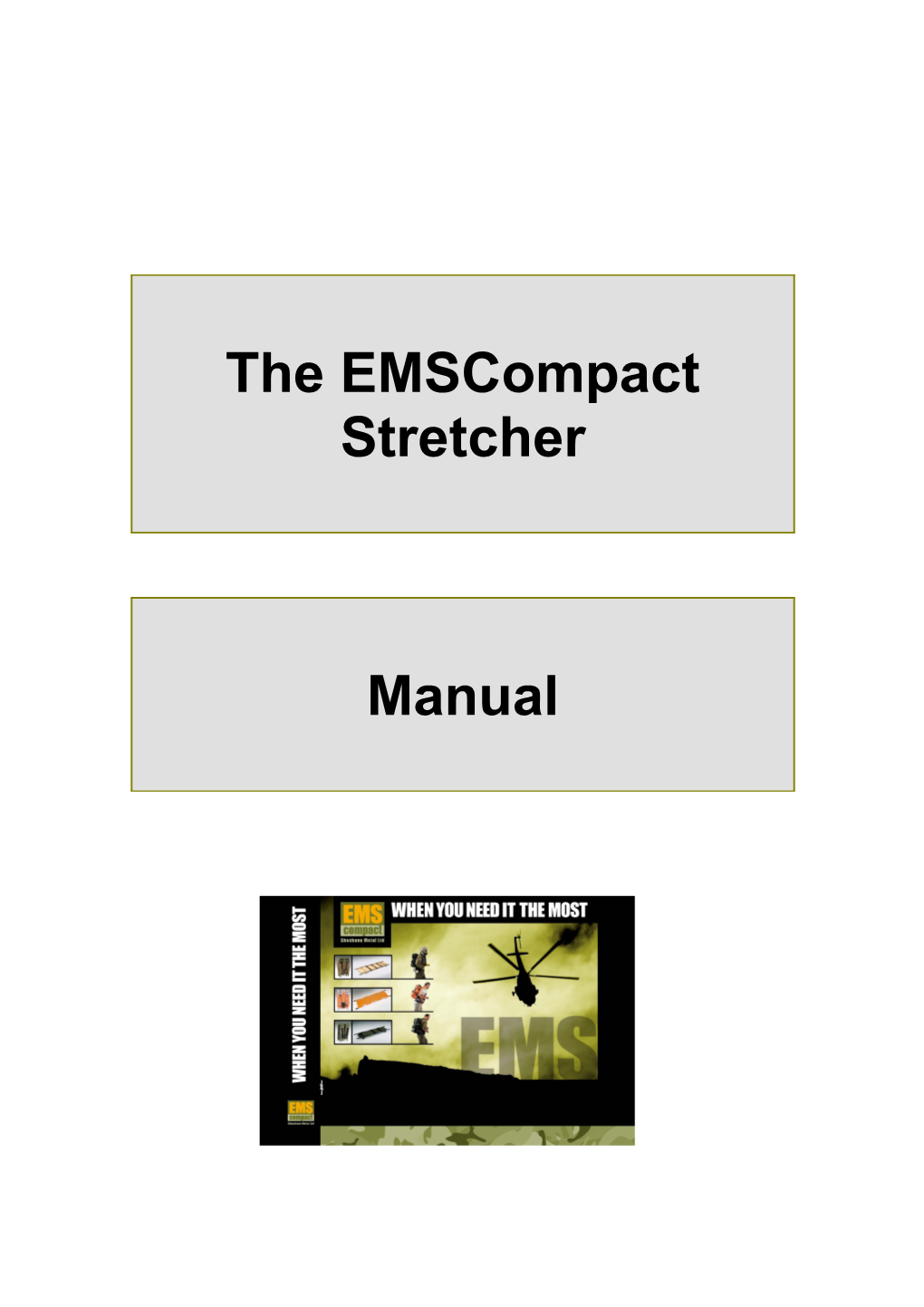 Instructions for Extending the Emscompact Stretcher5