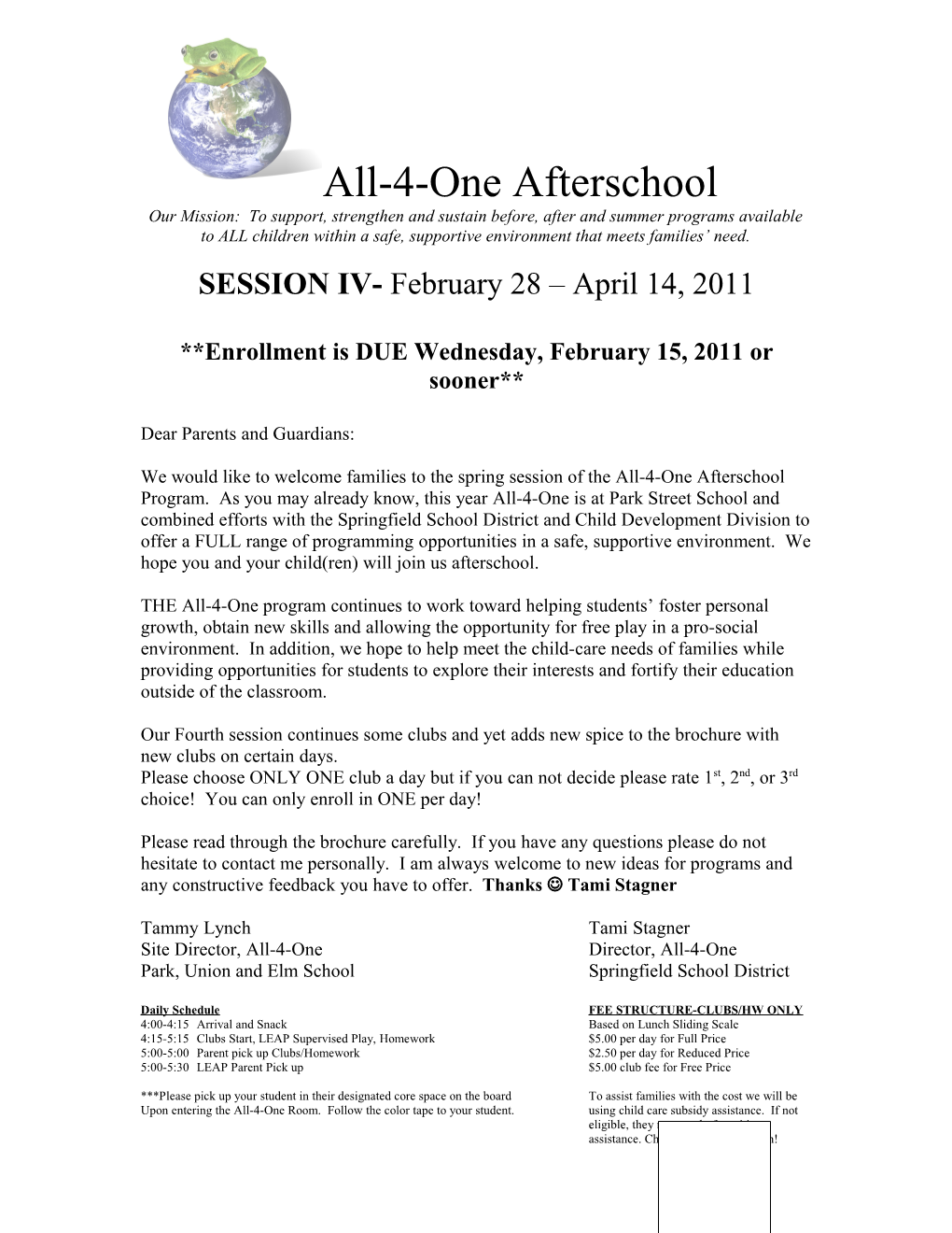 All-4-One Afterschool
