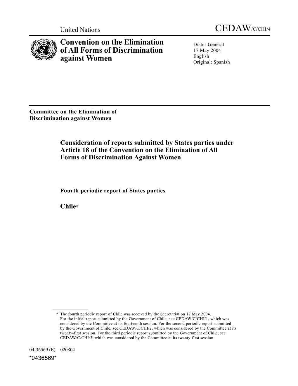 Consideration of Reports Submitted by States Parties Under