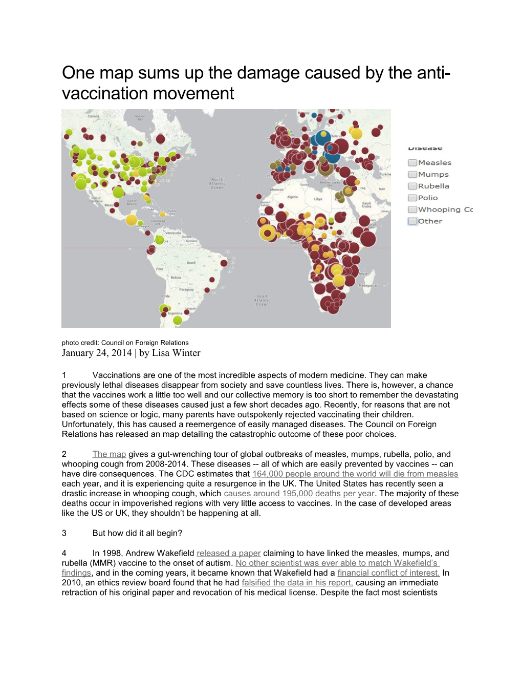 One Map Sums up the Damage Caused by the Anti-Vaccination Movement