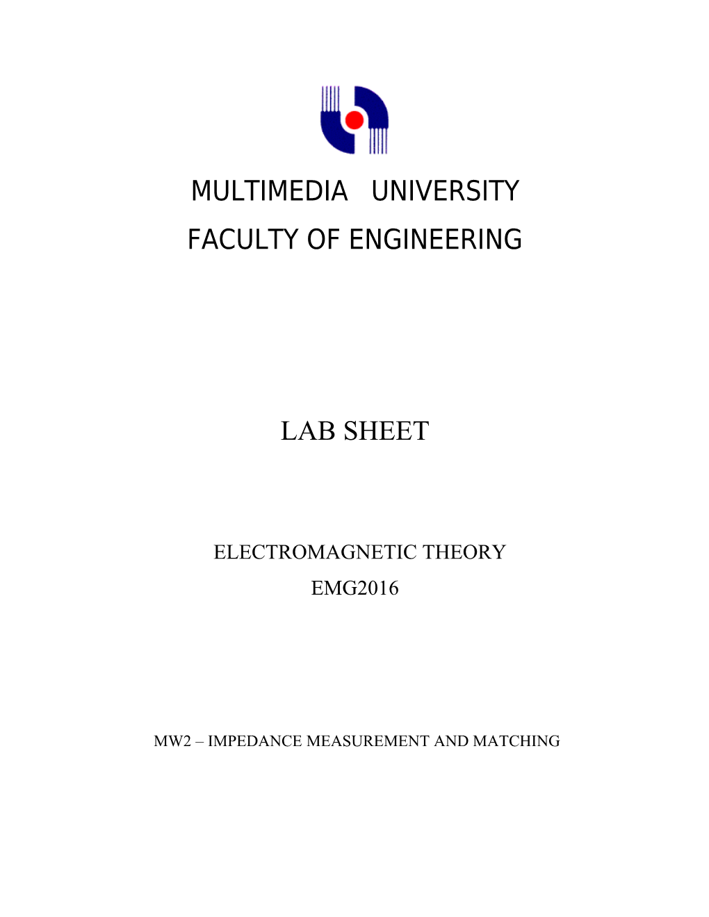 EM Theoryfaculty of Engineering, Multimediauniversity1