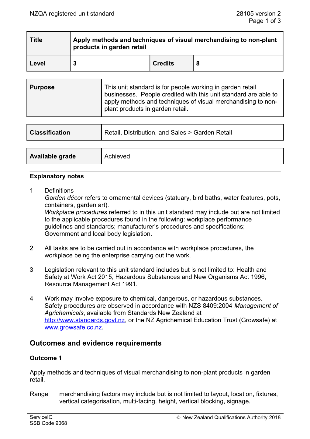 28105 Apply Methods and Techniques of Visual Merchandising to Non-Plant Products in Garden